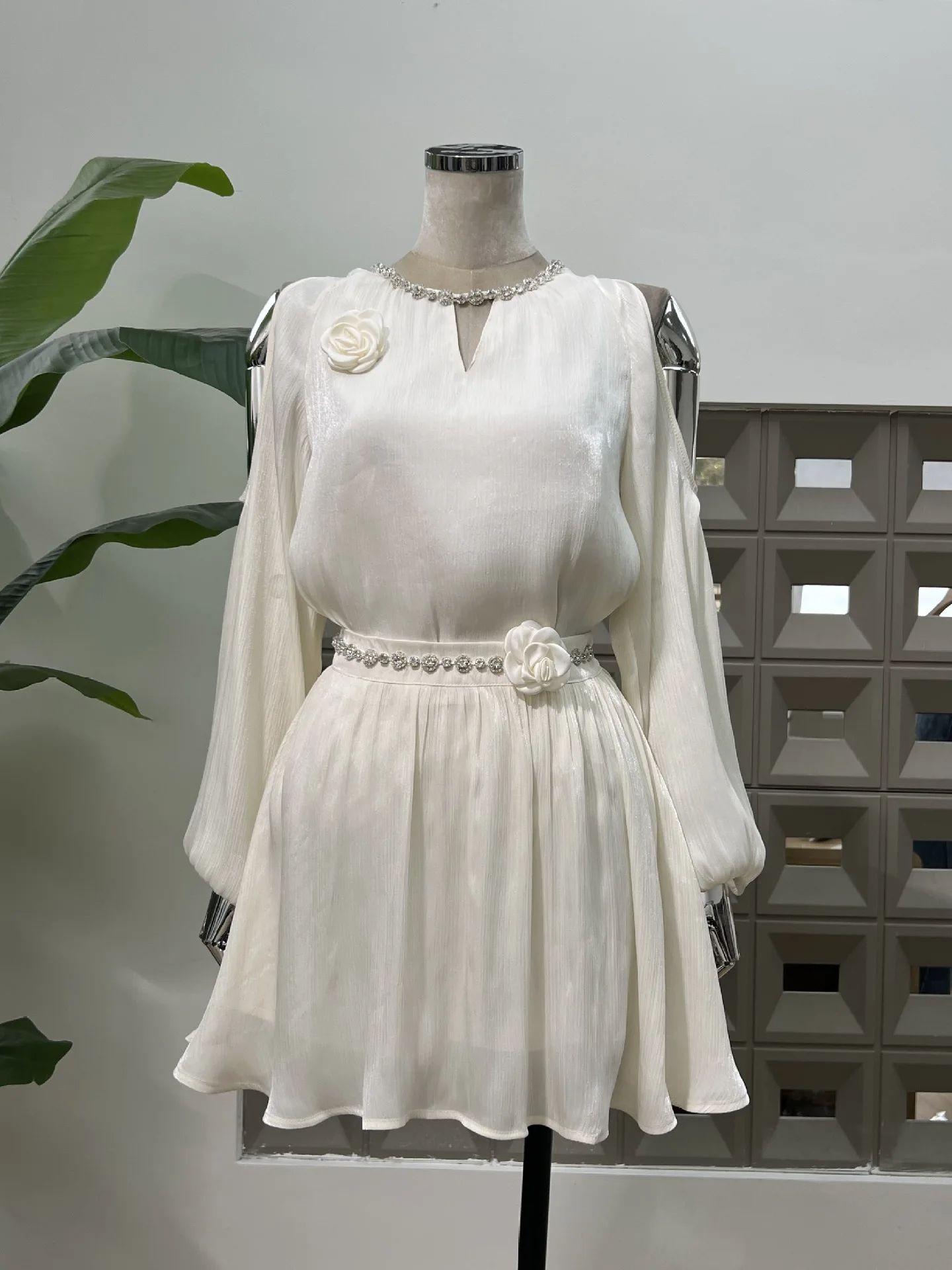 Blouse Off Shoulder - Vestidos de dos piezas para mujer,
