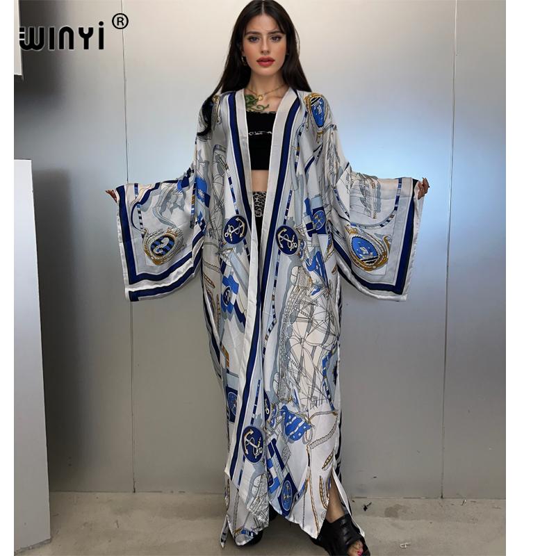 WINYI kimono caftán de verano  - Cover Up Kaftan reseña y precio