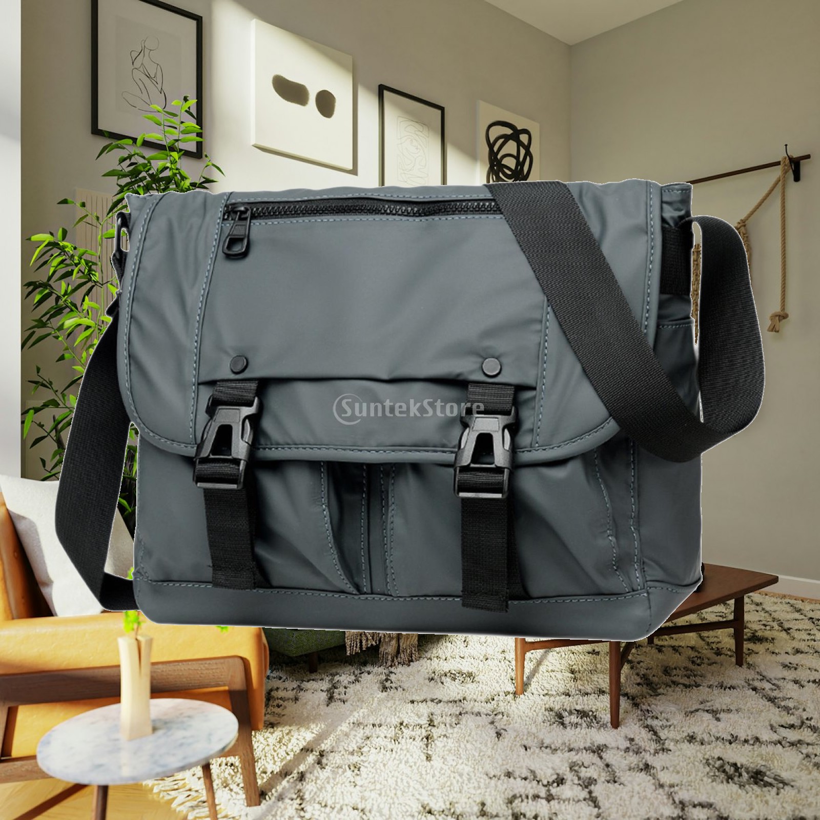 Bolso Mensajero Multibolsillos - Tote Bag Beach reseña y precio