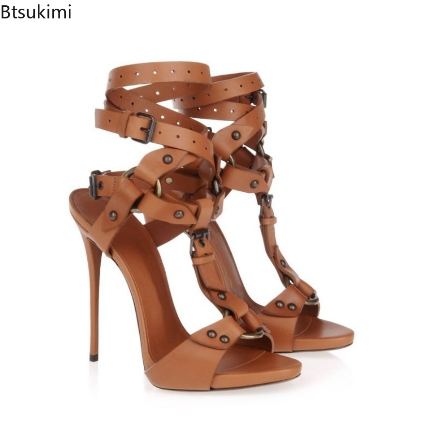 Sandalias Gladiador con Tiras  - Sandal Strappy Heeled reseña y precio