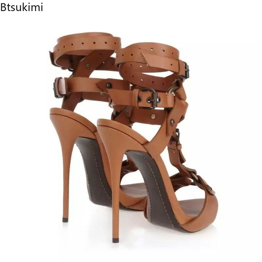 Sandalias Gladiador con Tiras  - Sandal Strappy Heeled reseña y precio