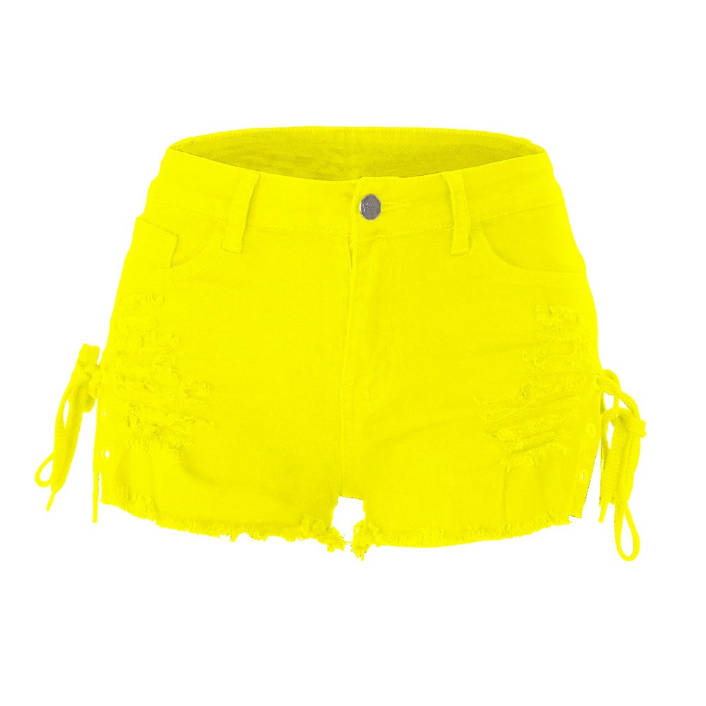 Shorts Y2K para Mujer, Cintura - Shorts Denim Frayed reseña y precio