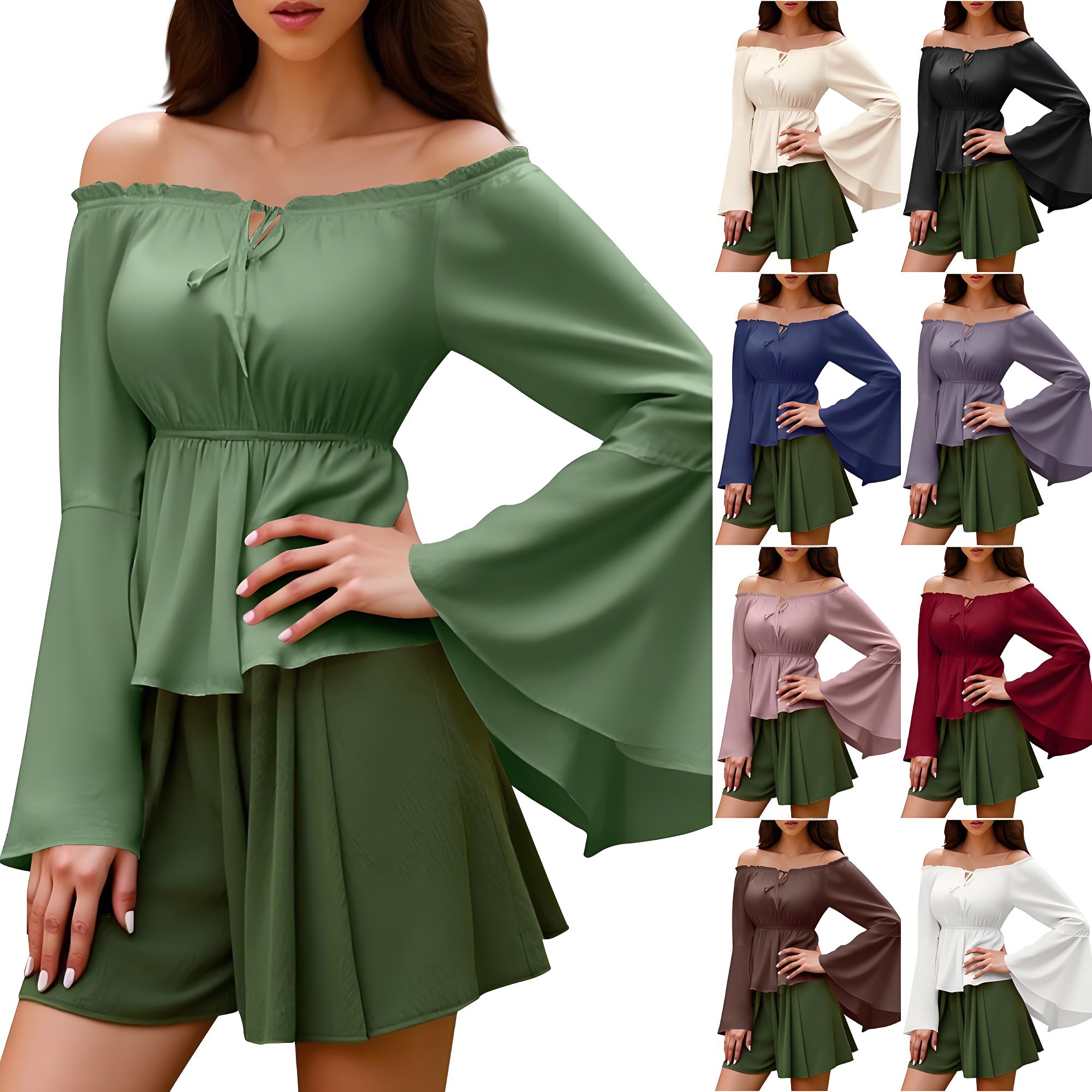 Blusa renacentista campesina p - Blouse Off Shoulder reseña y precio