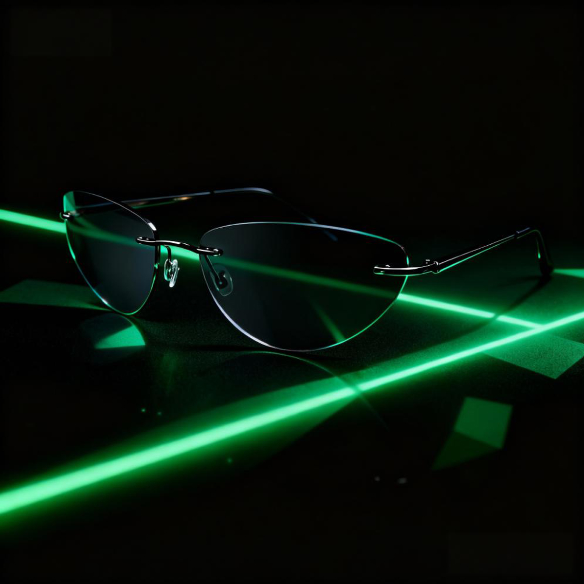 Gafas de sol sin montura a la  - Sunglasses Cat Eye reseña y precio
