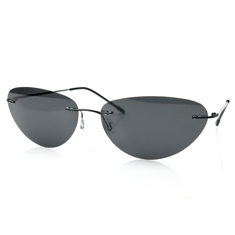 Gafas de sol sin montura a la  - Sunglasses Cat Eye reseña y precio